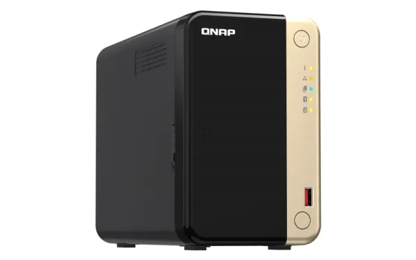 QNAP TS-264 - NAS-server - 2 bays - SATA 6Gb/s - RAID 0, 1, 5, 6, 10, 50, JBOD, 60 - RAM 8 GB - 2.5 Gigabit Ethernet - iSCSI support