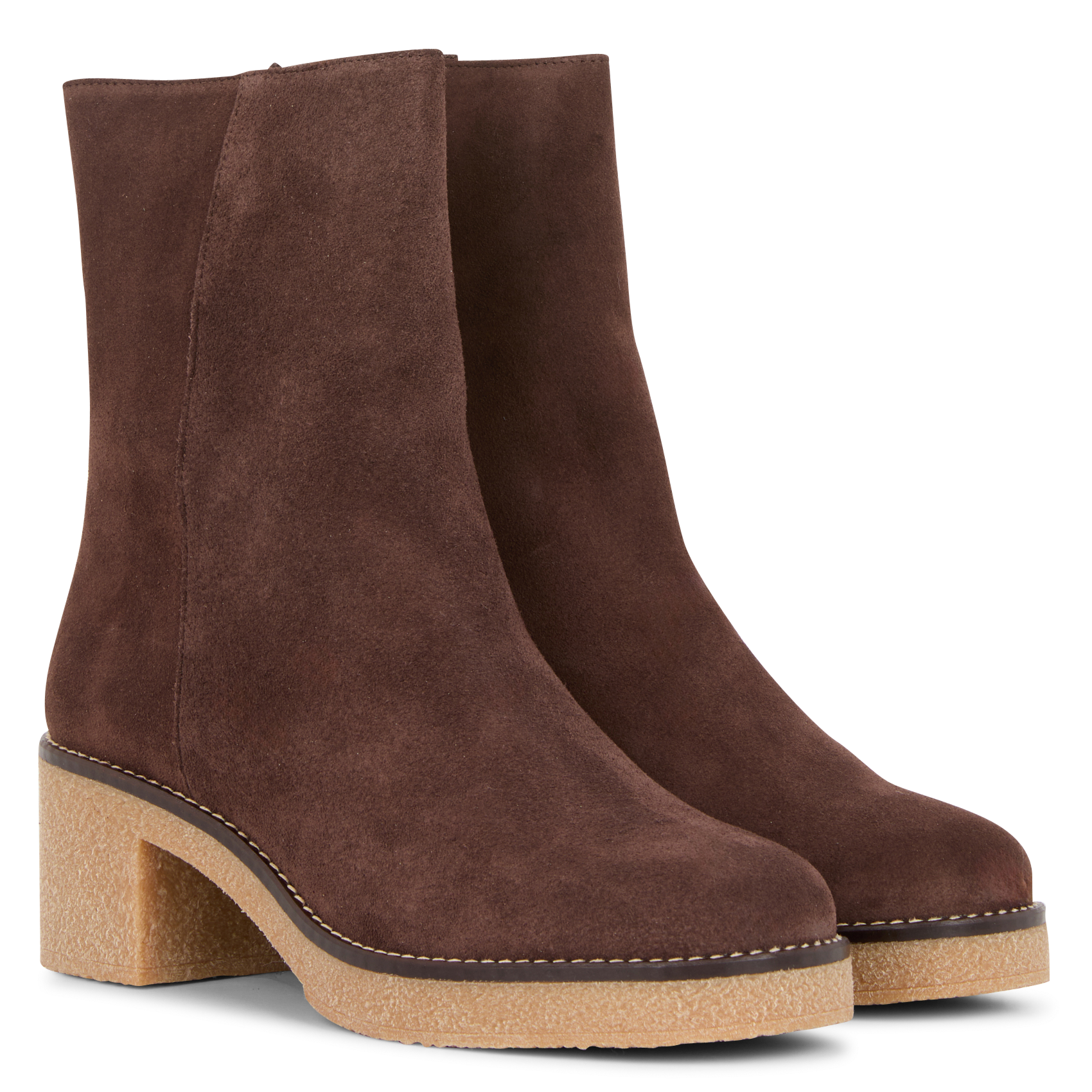 CLARA - Bottines en cuir | Marron
