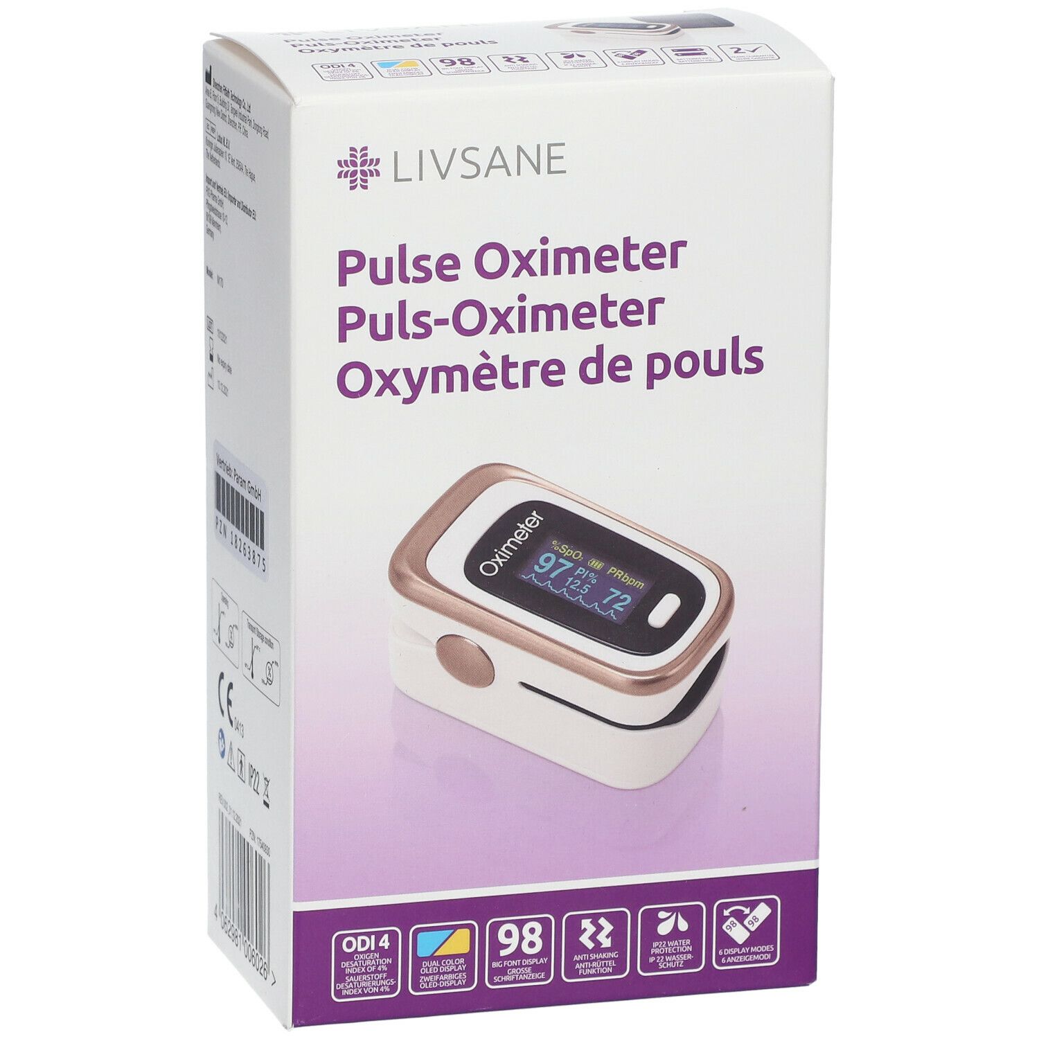 LIVSANE Puls-Oximeter