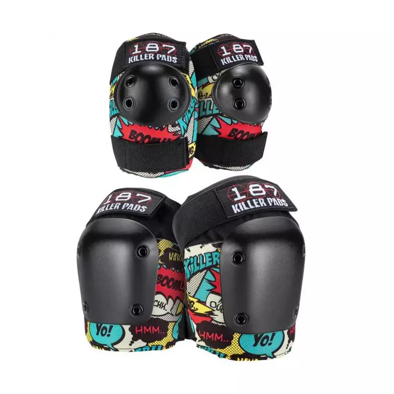 Set de protection 187 Combo Pack Knee & Elbow Comic