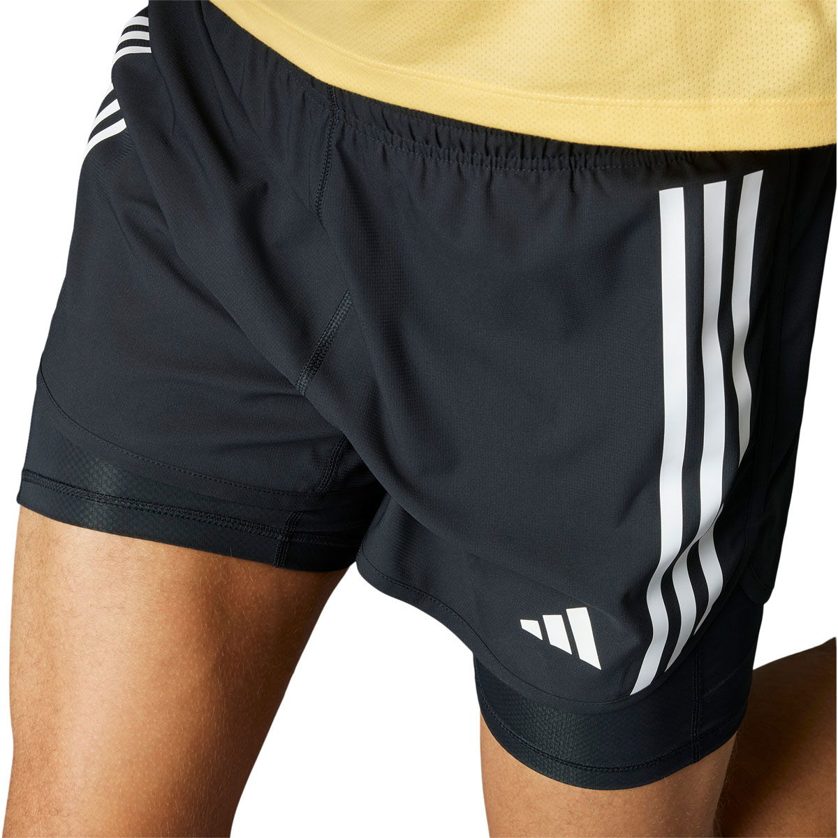 adidas Own The Run 3-Stripes 2in1 Løbeshorts Herre