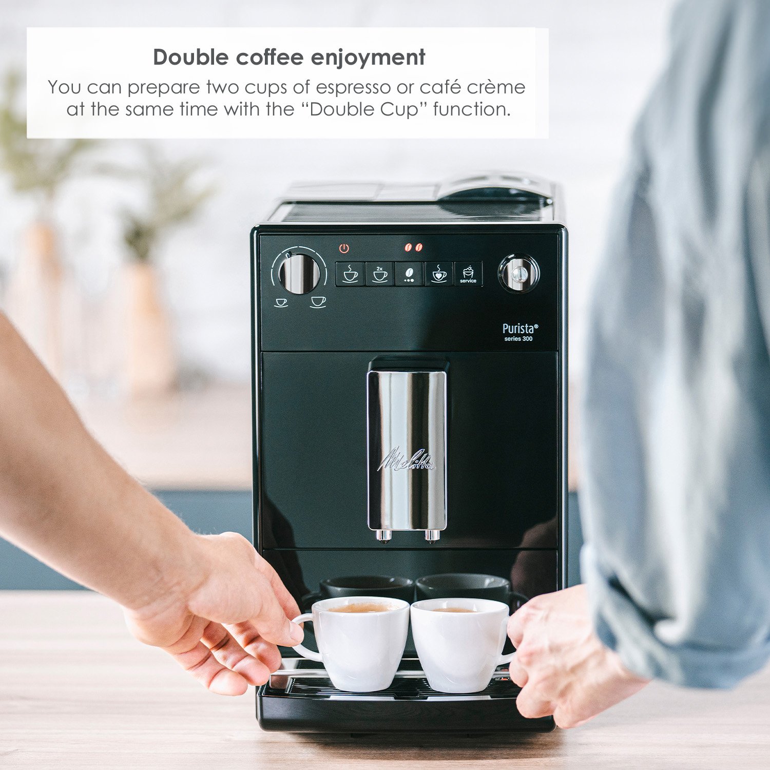Purista®|Kaffeevollautomat Schwarz