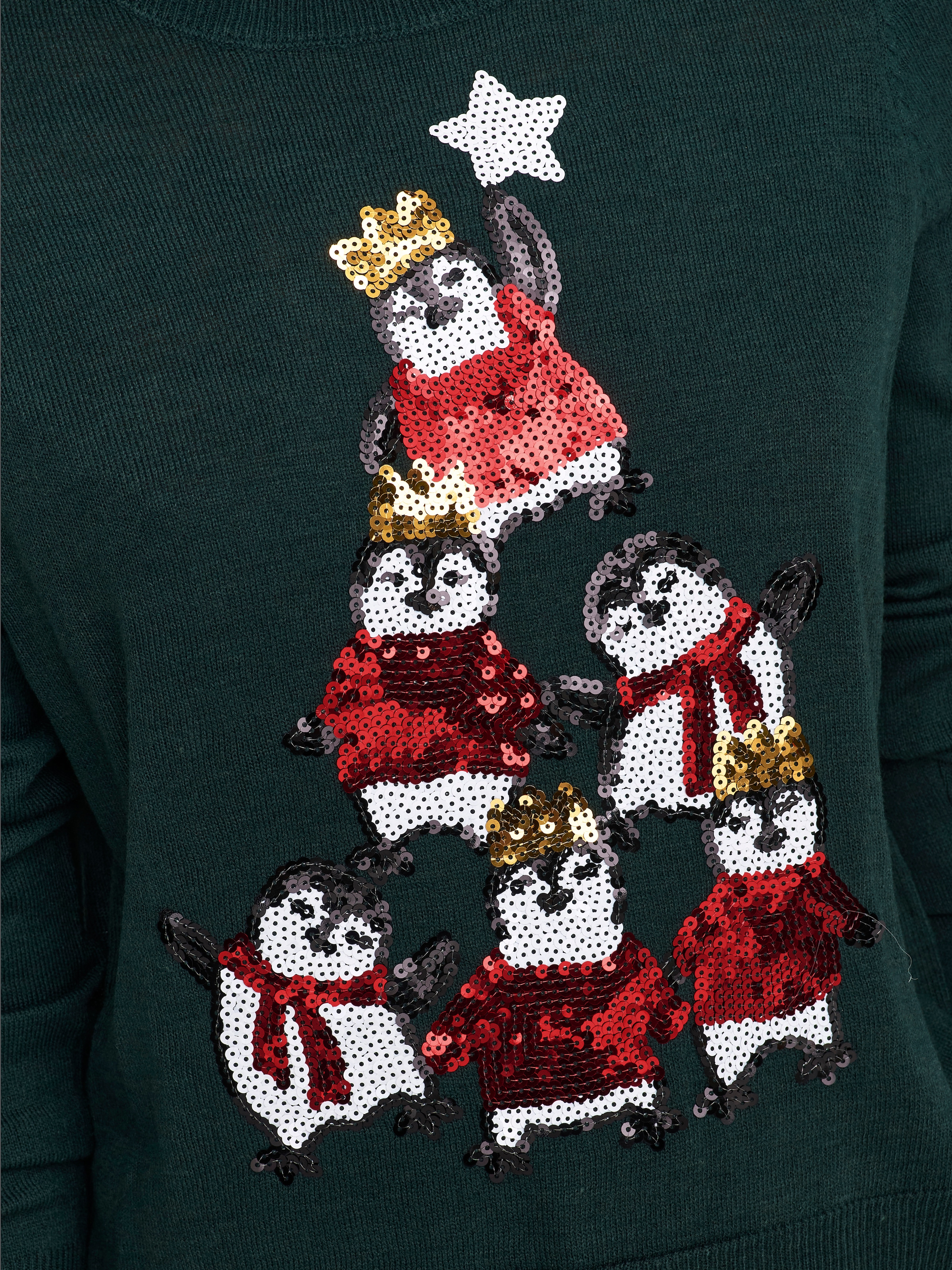 ONLY Weihnachtspullover »ONLXMAS PENGUIN TREE LS O-NECK RP KNT«
