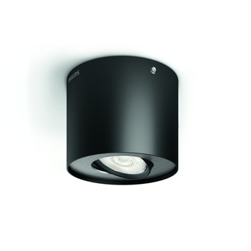 Philips Phase spot met geïntegreerde LED 4,5W =30W zwart