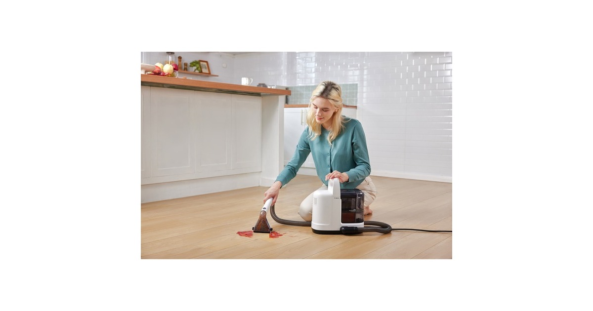 TinecoiCarpet SPOT Cleaner Tapijtreiniger vloerreiniger  (Wit/zwart, Vlekkenreiniger tapijt, meubels, auto | twee aparte waterreservoirs)