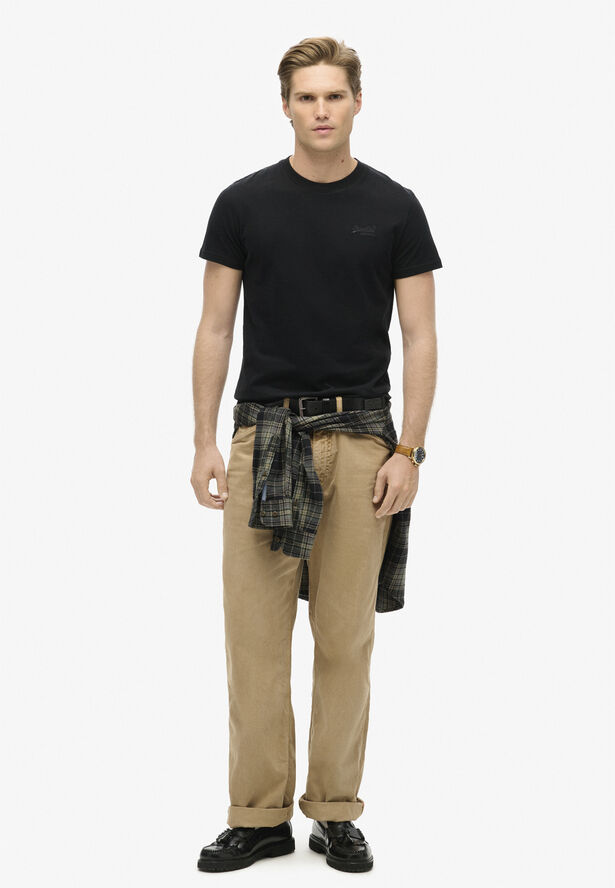 Superdry ESSENTIAL LOGO EMB TEE Black/black