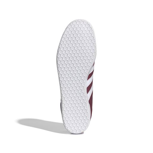 Adidas Gazelle Sneakers, Collegiate Burgundy/White/Gold Metallic, 42