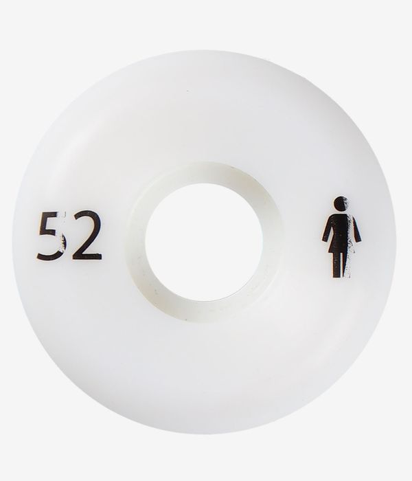 Girl Sans Conical Rollen (white black) 52mm 99A 4er Pack