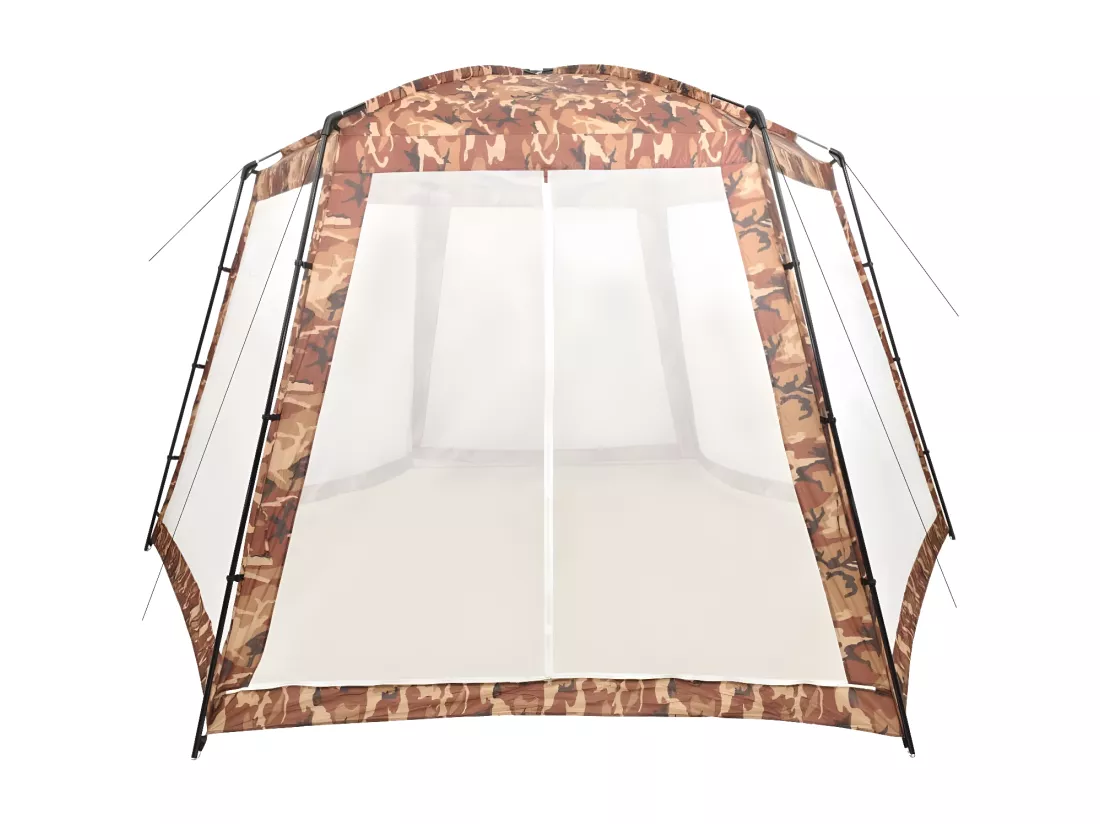 Prolenta Premium - Tente de piscine Tissu 500x433x250 cm Camouflage