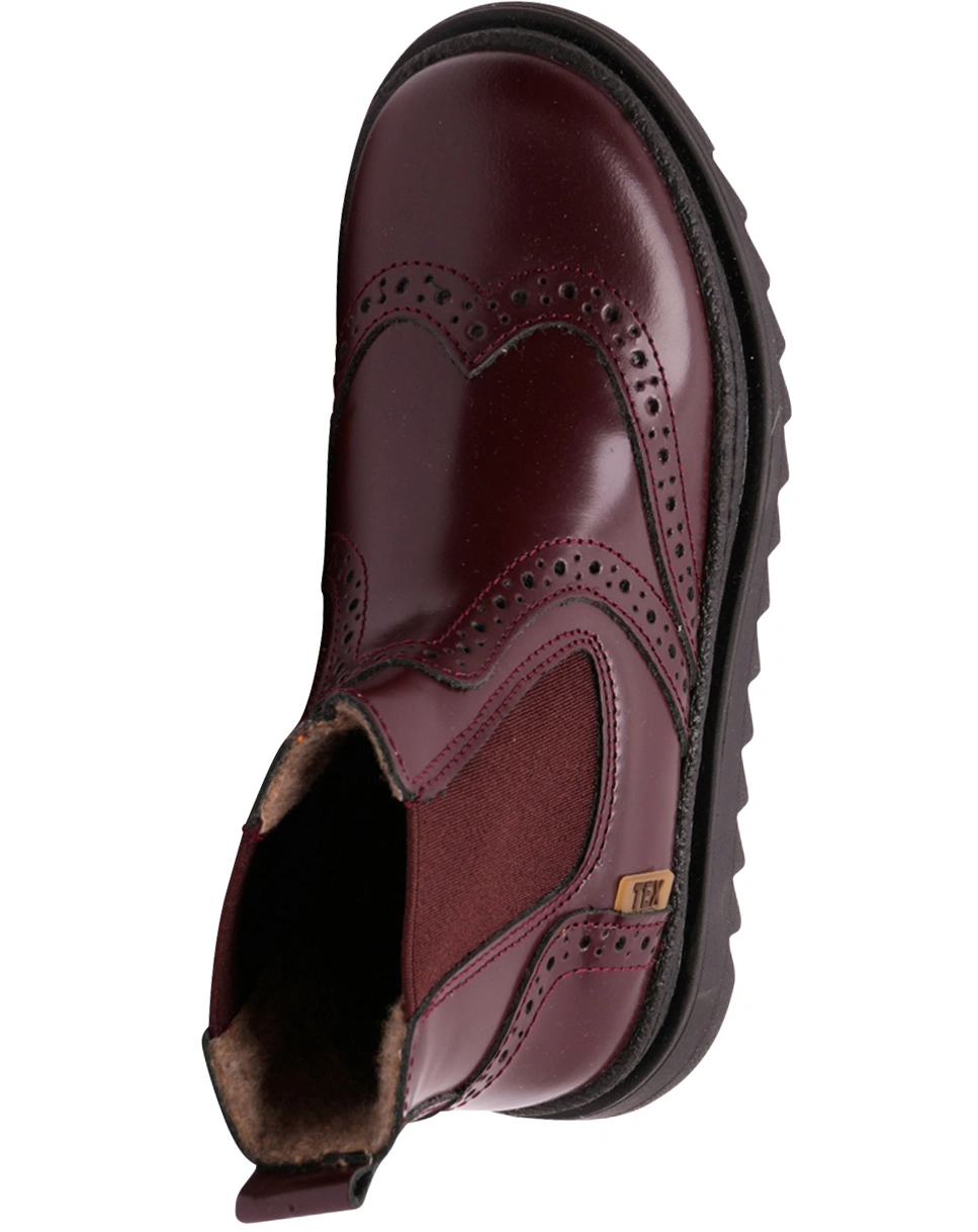 Stiefel DORIS TEX in bordeaux polido