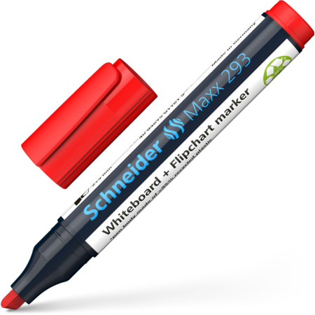 Schneider Maxx 293 Whiteboard- und Flipchart-Marker - rot - 2+5 mm