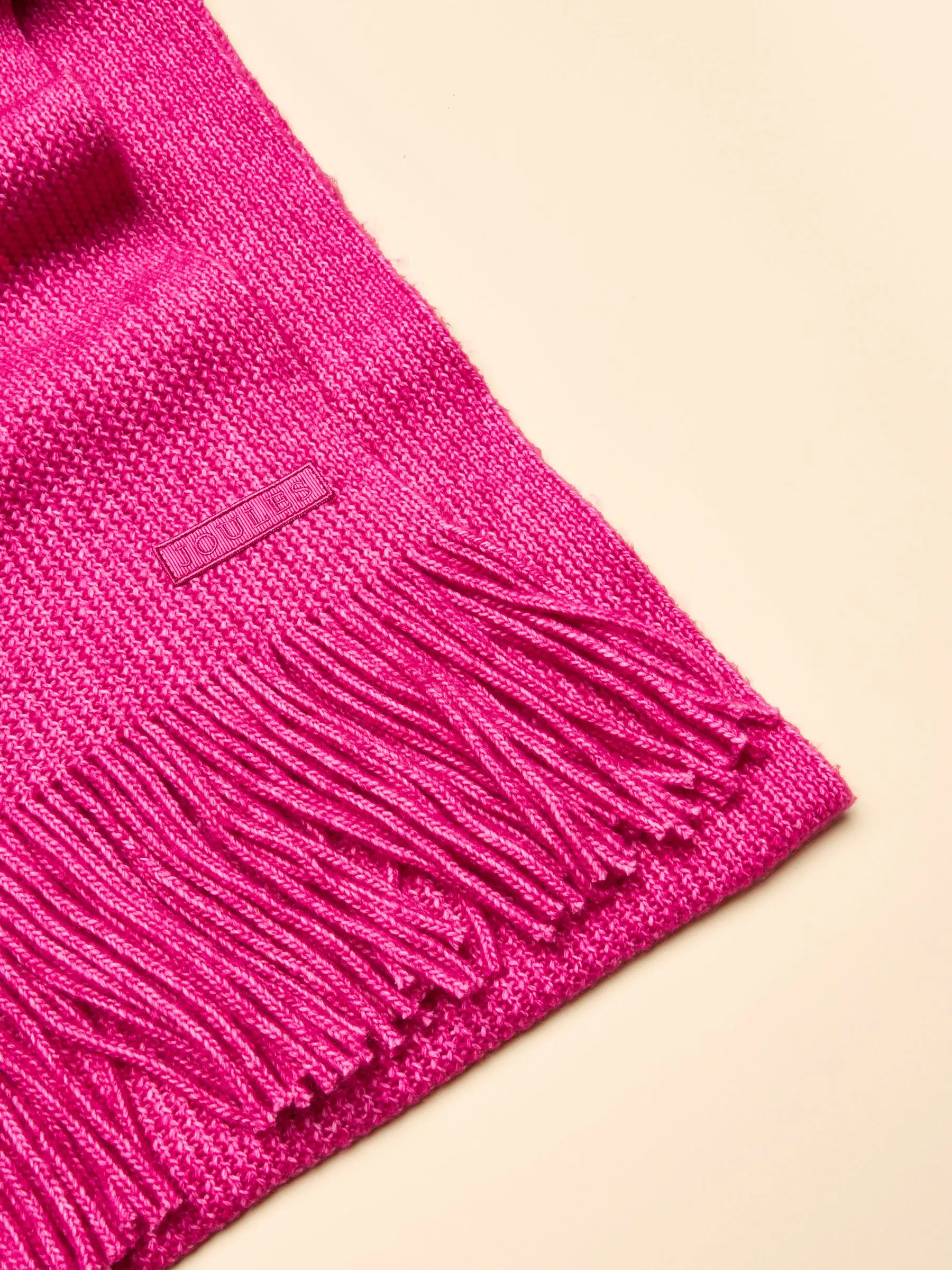 Roze - Joules Rosa Gebreide Sjaal