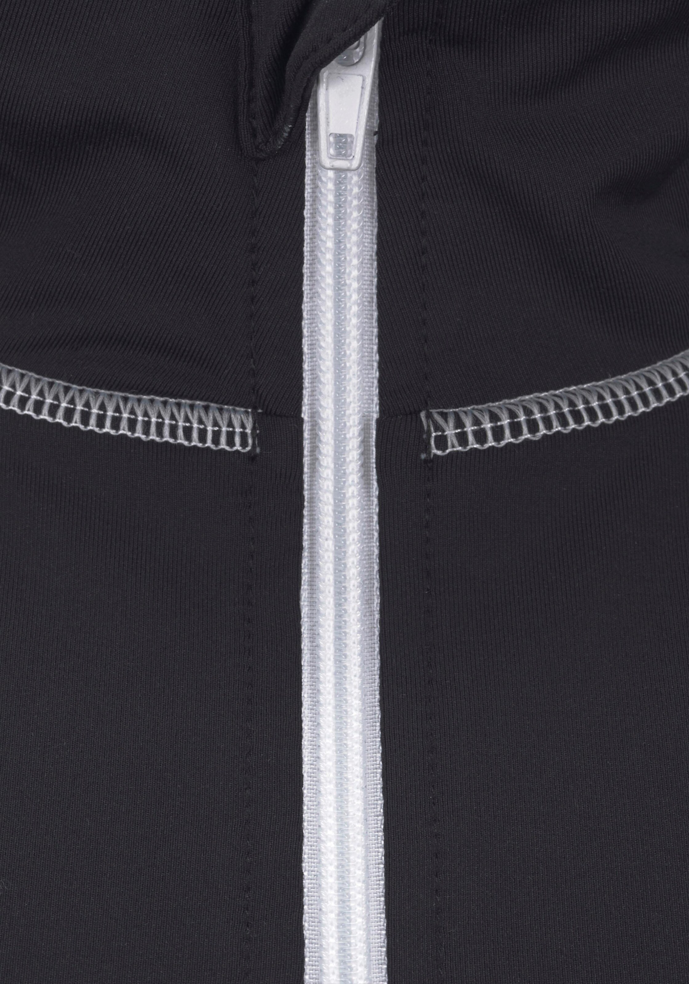 LASCANA ACTIVE Trainingsjacke in schwarz-weiß