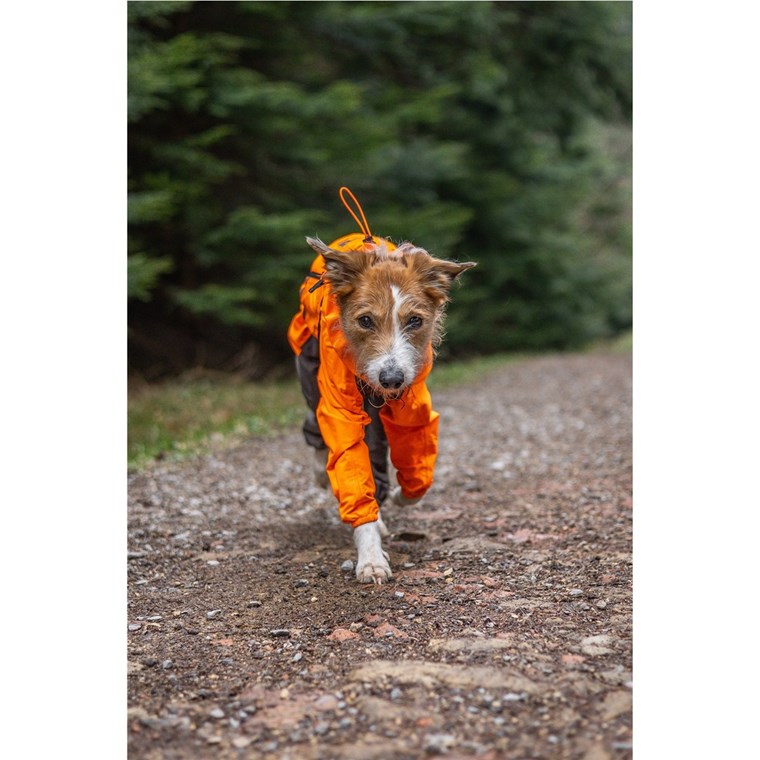 Non-stop dogwear Fjord Overall Raincoat Orange/Black