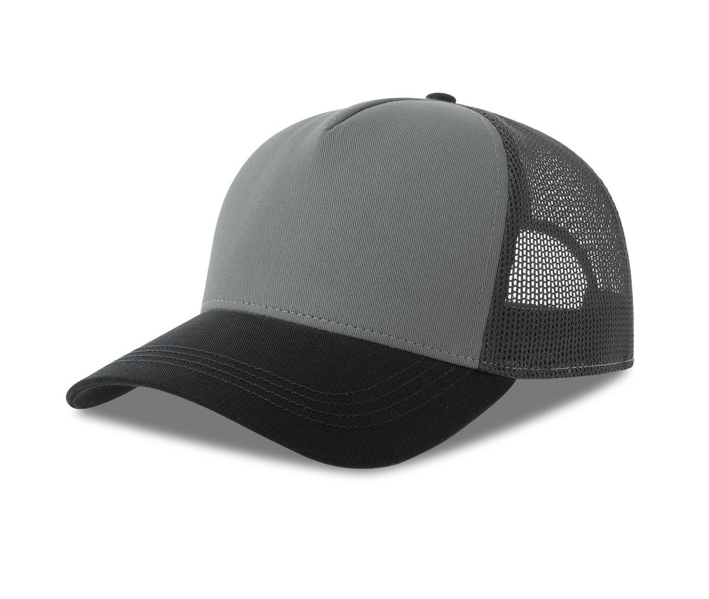ATLANTIS HEADWEAR AT228 - Casquette 5 pans style trucker en coton