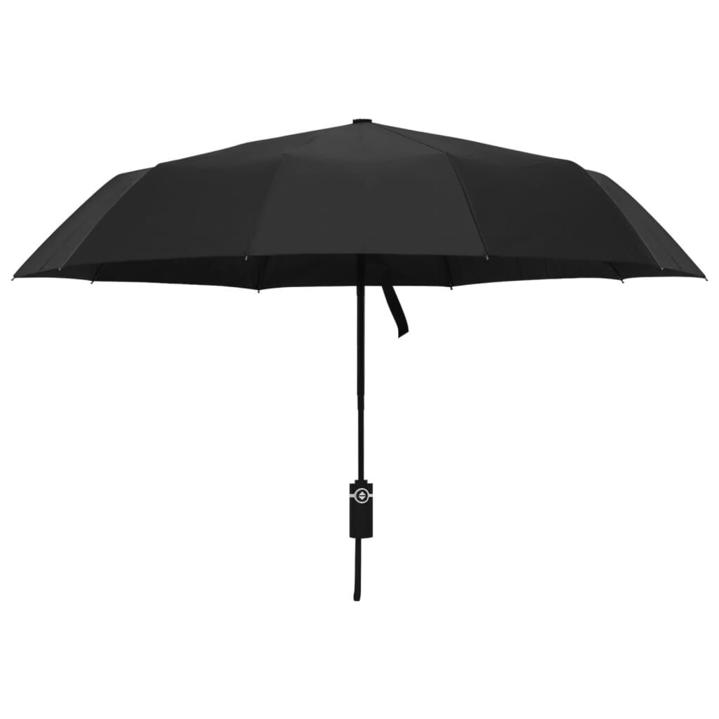 vidaXL Automatische paraplu, zwart, 104 cm