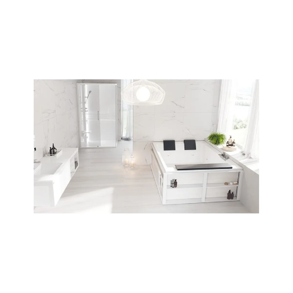 Novellini Divina Dual 190 - Baignoire duo