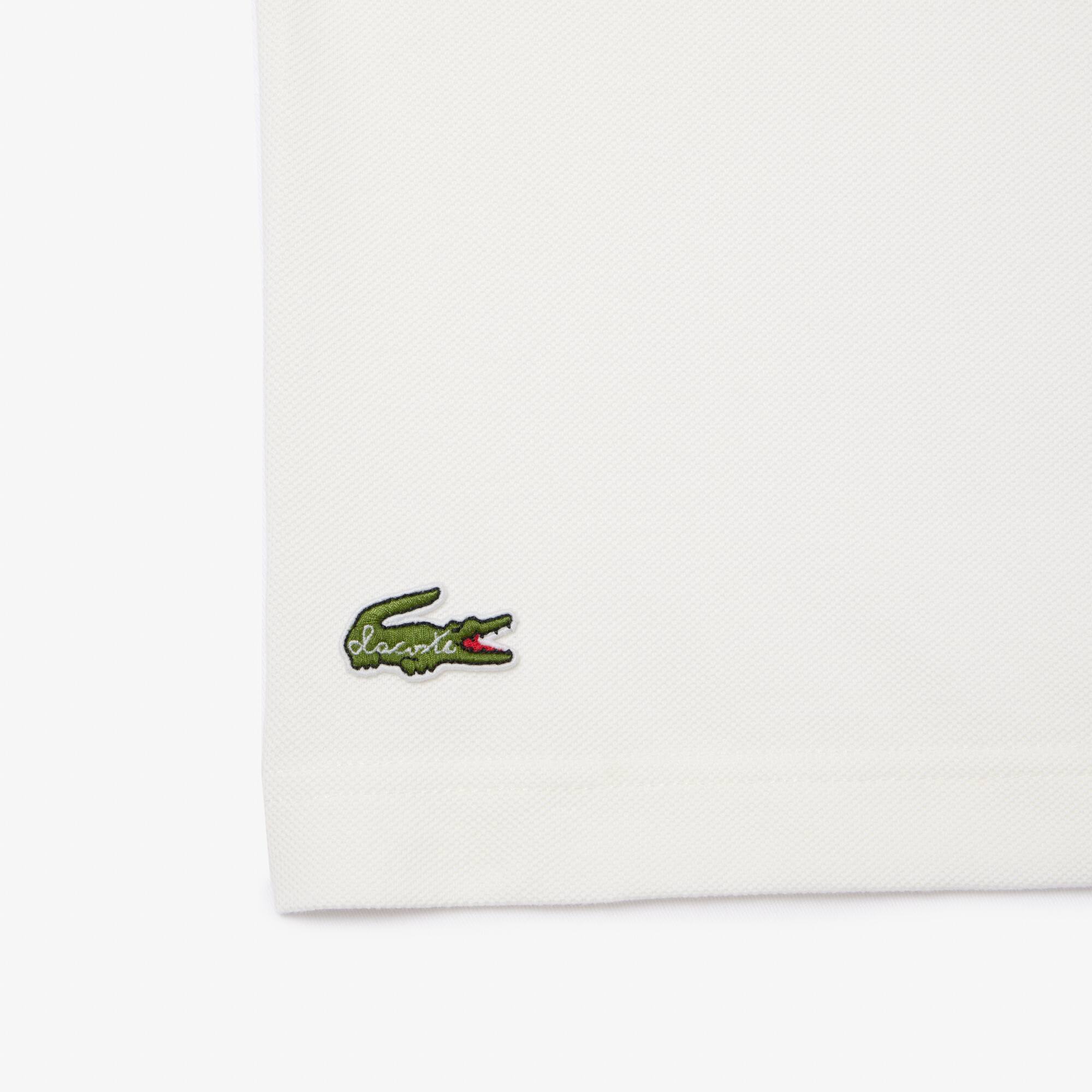 Piqué T-Shirt mit Patent hinten T-Shirts - Weiss - Lacoste - Unisex