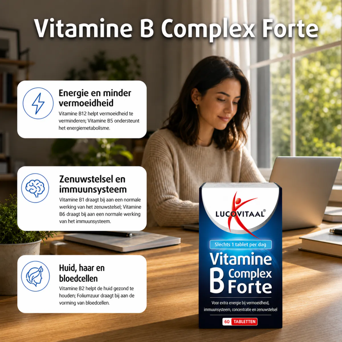 Vitamine B Complex Forte 60 tabletten