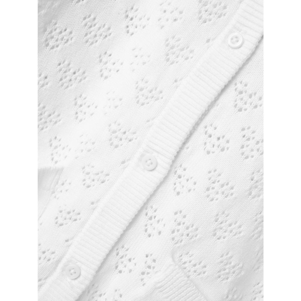 Køb Name It Bright White Felotte Strik Cardigan