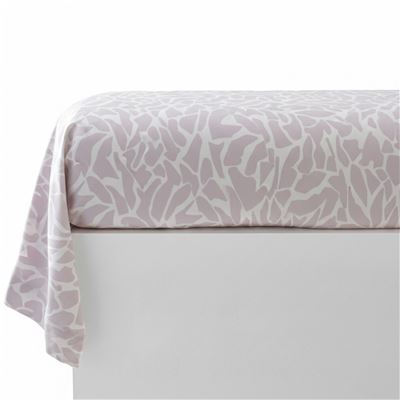 Linge de lit grand feuillage multicolore