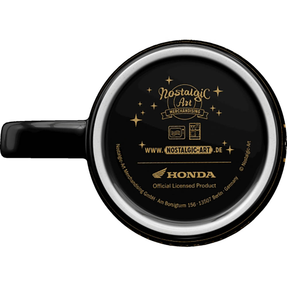 nostalgic art - Mug Honda MC - Motorcycles Gold Noir / Or