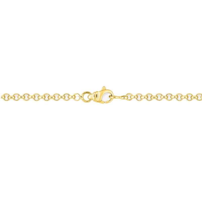 Bracelet femme 18 cm - Maille Jaseron - Or 18 Carats - Largeur 2.5 mm