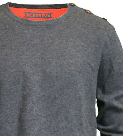 Hound Bluse - Strik - Dark Grey Melange