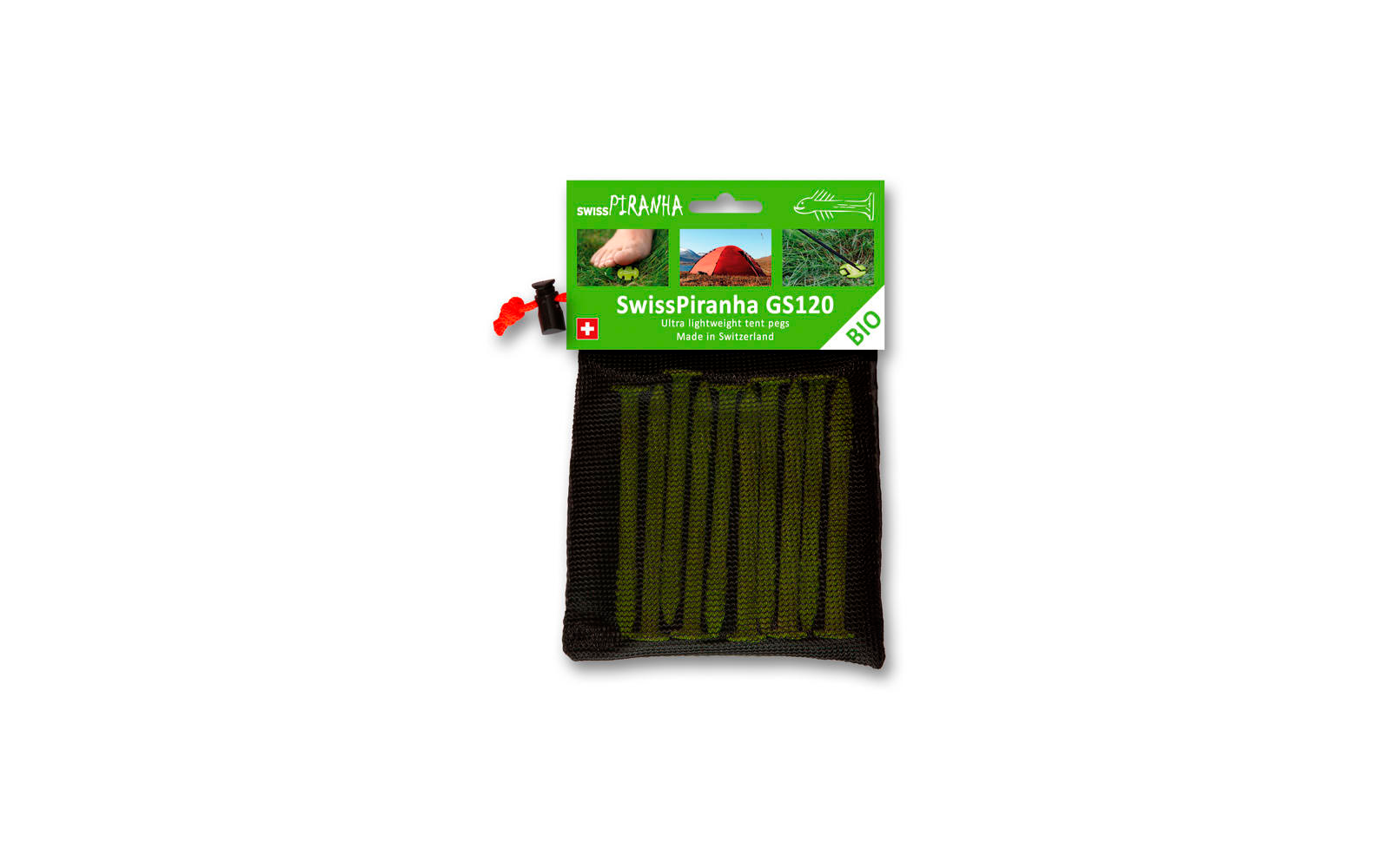 SwissPiranha Zelthering GS120 einzeln