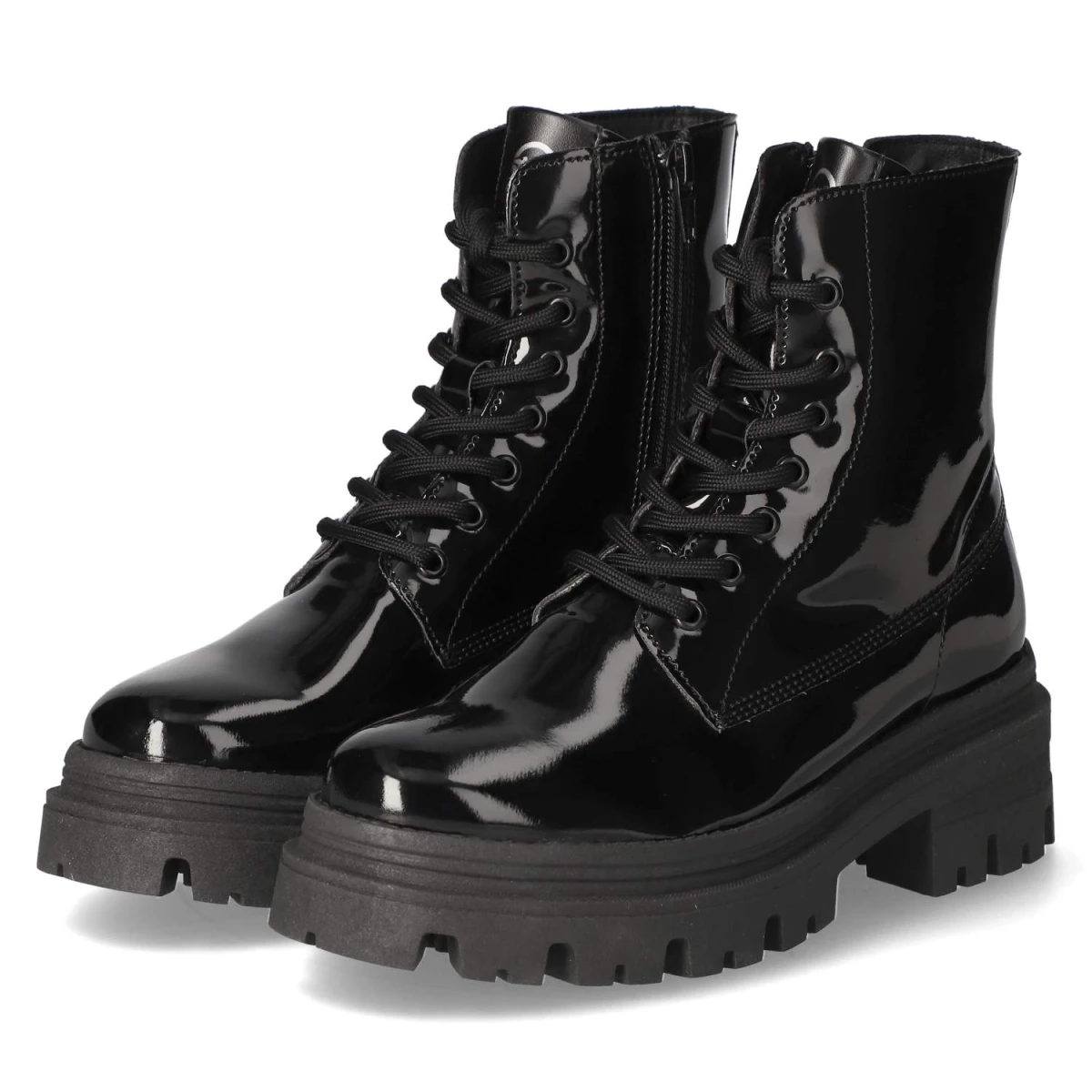 TamarisSchnürstiefeletten - BLACK PATENT