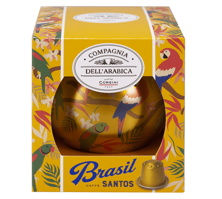 Boule de Noël - 4 capsules Christmas Brasil - compatibles Nespresso® - CORSINI