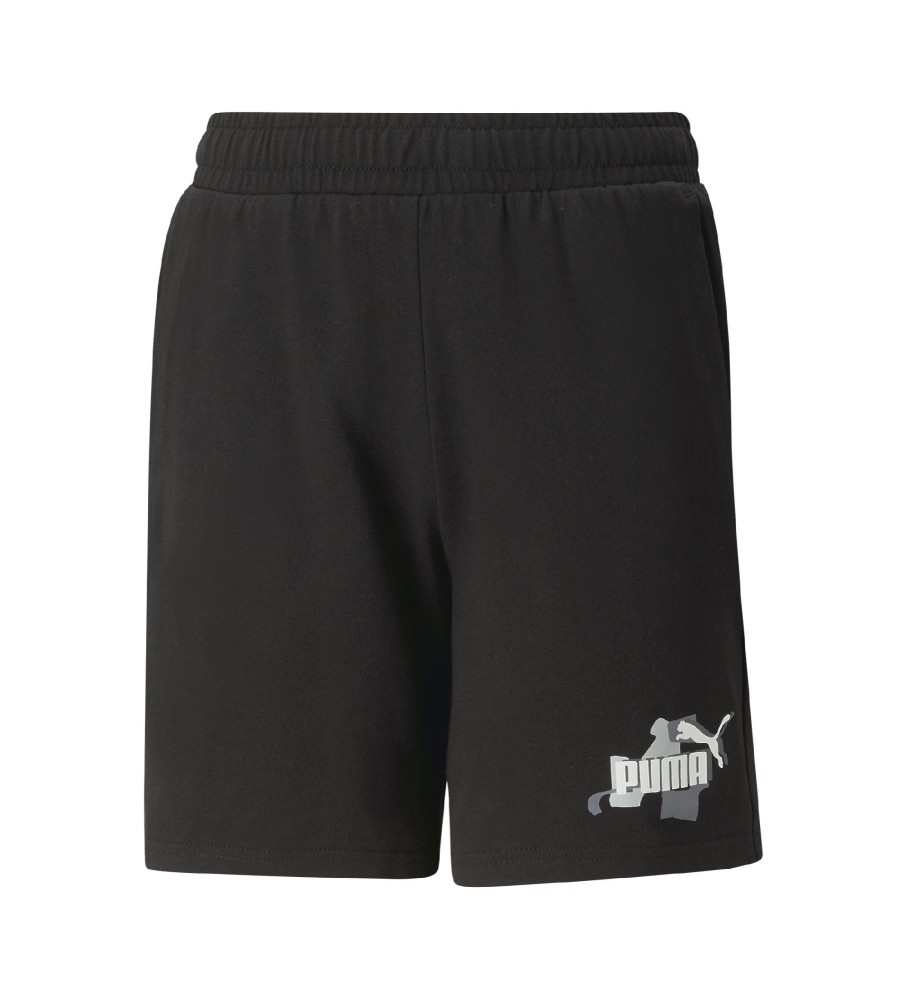 Shorts Puma Essentials+ Street Art preto
