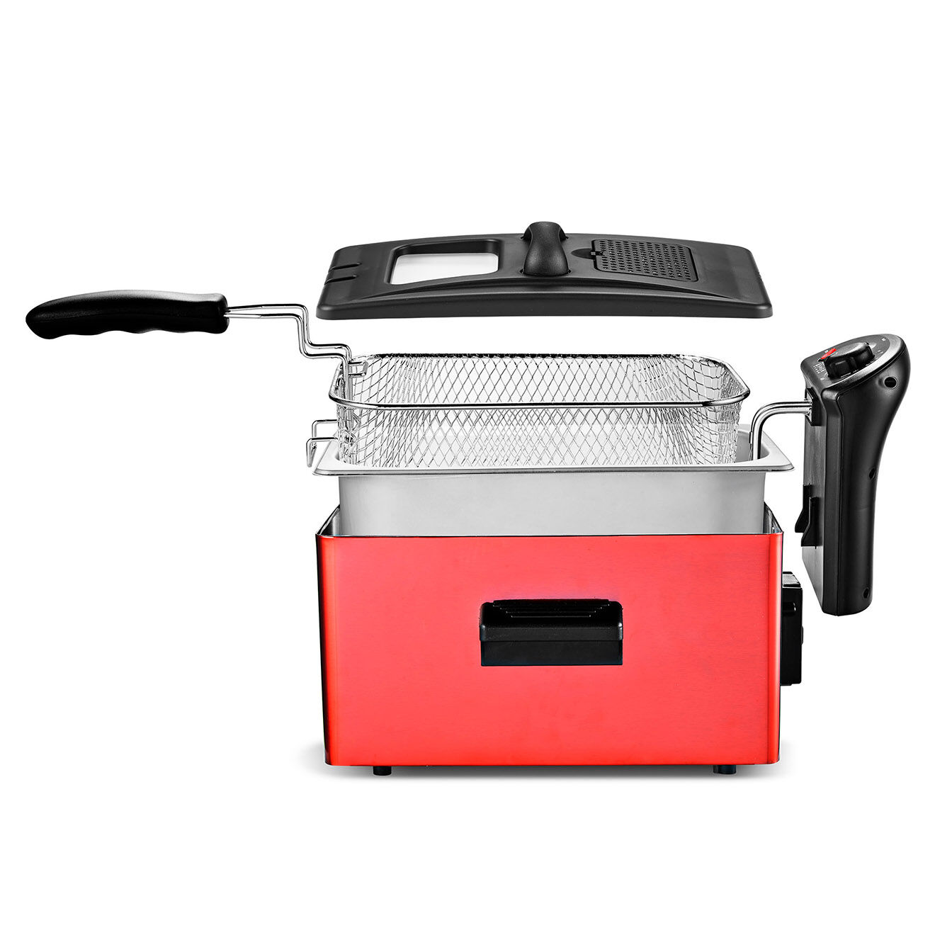 Kitchencook Friteuse rouge - 3 L
