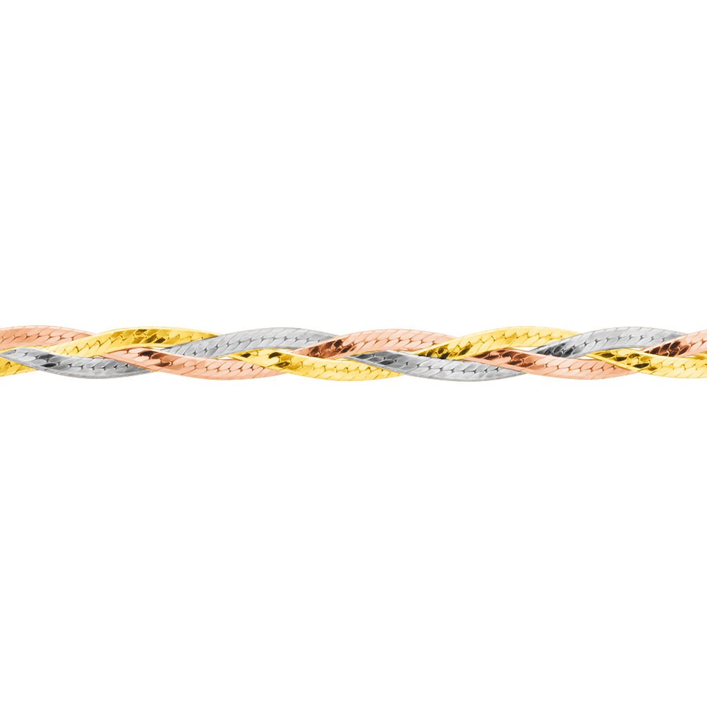 Bracelet Elae Argent Tricolore