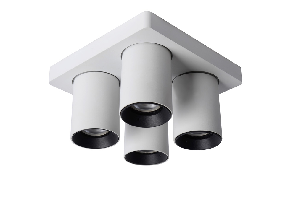 Lucide Nigel plafondlamp 4x 5W wit