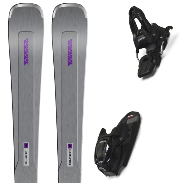 Pack ski K2 DISRUPTION 76 W + ERP 10 QUIKCLIK PURPLE/GREY