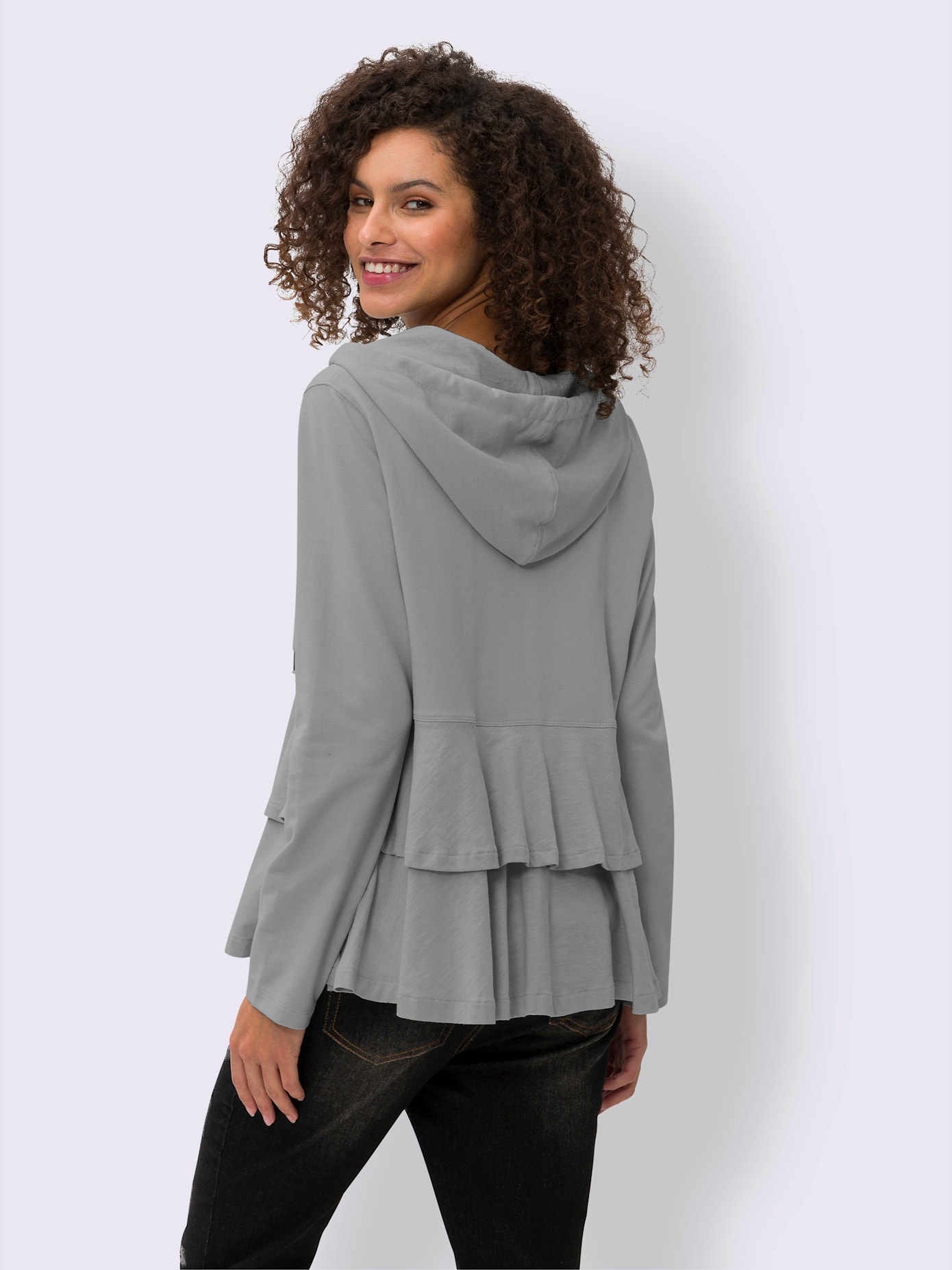 Veste légère volants affinants
