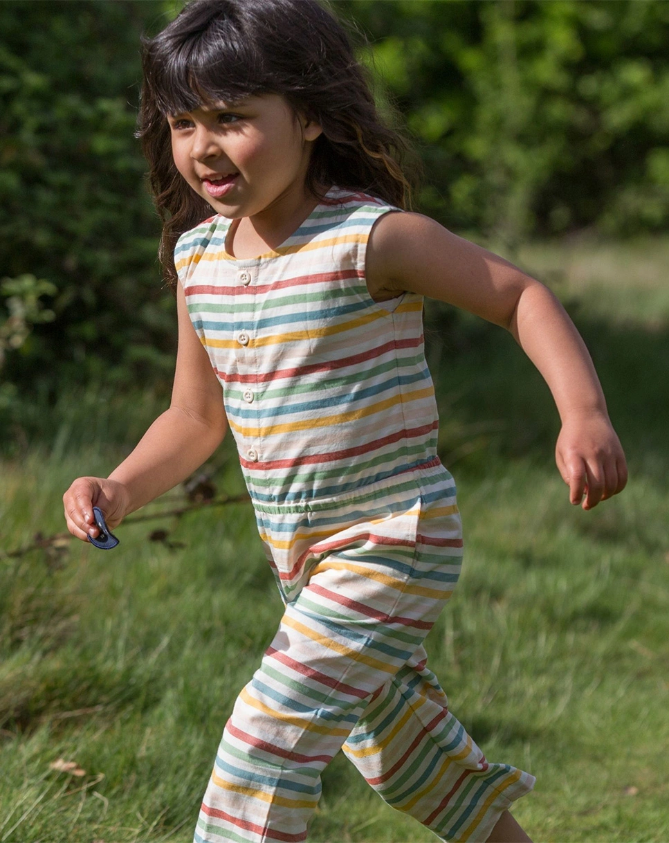 Jumpsuit RAINBOW STRIPES ärmellos in bunt