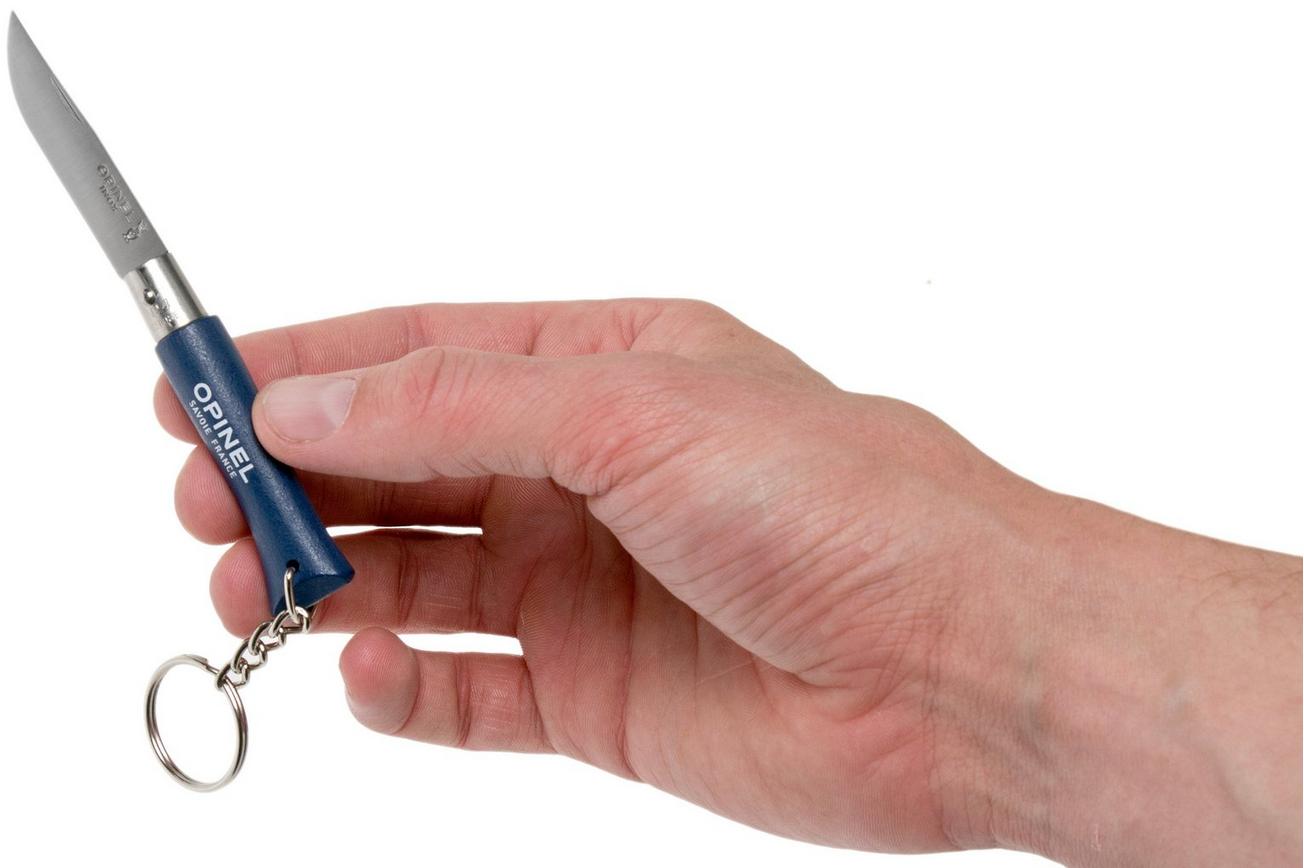 Opinel zakmes No. 04RV Keyring zakmes, Dark Blue