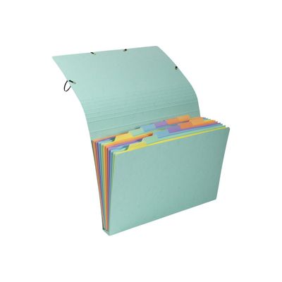 Exacompta Aquarel - Trieur 12 positions - disponible dans différentes couleurs