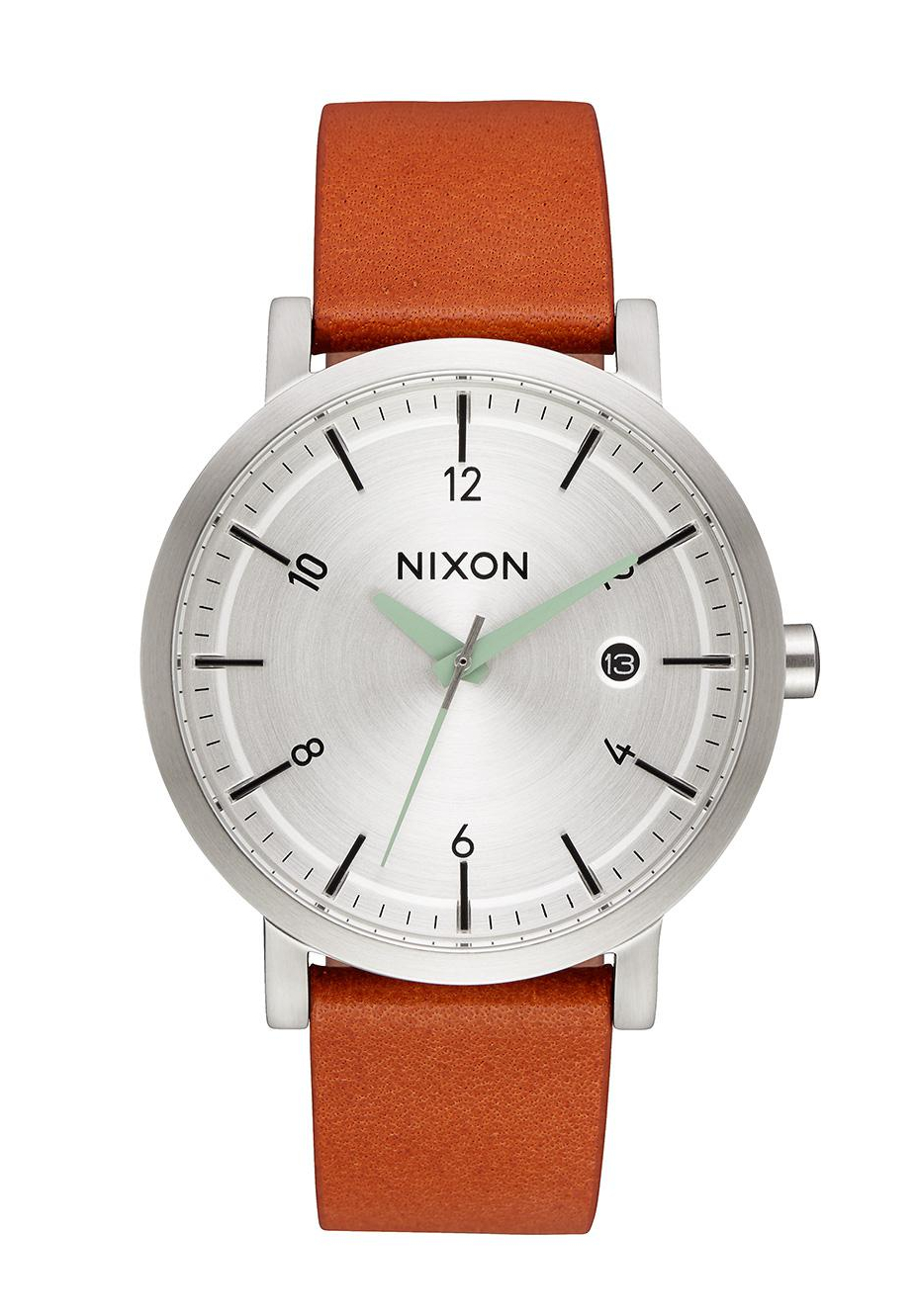 Nixon The Rollo 38 Silver / Tan A9842853