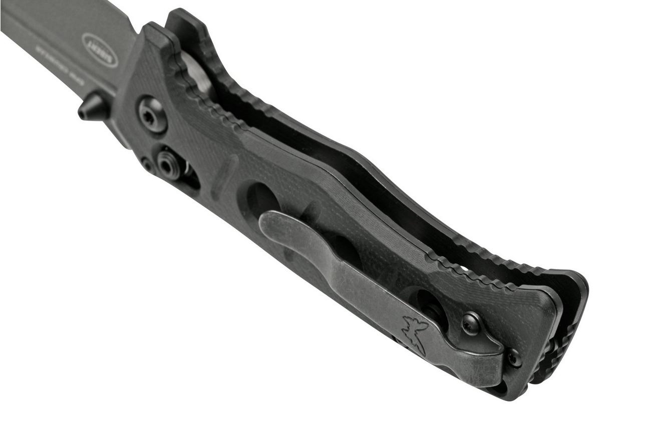 Benchmade 273GY-1 Sibert Mini Adamas Black G10, Tungsten Grey zakmes, Shane Sibert design