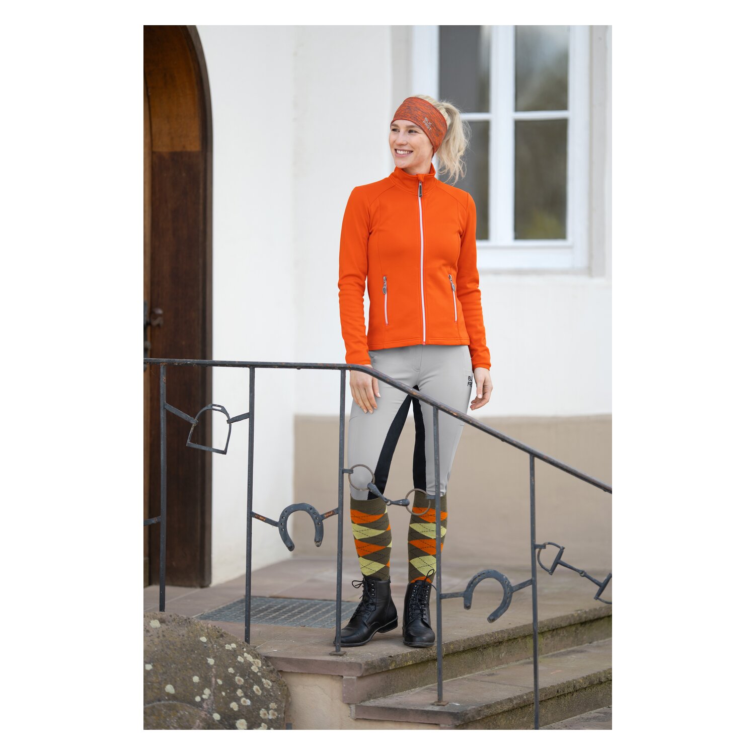 black forest Fleecejacke  - red orange