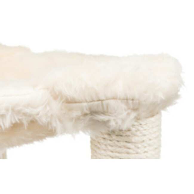Arbre à chat en peluche et sisal Baza avec jouet