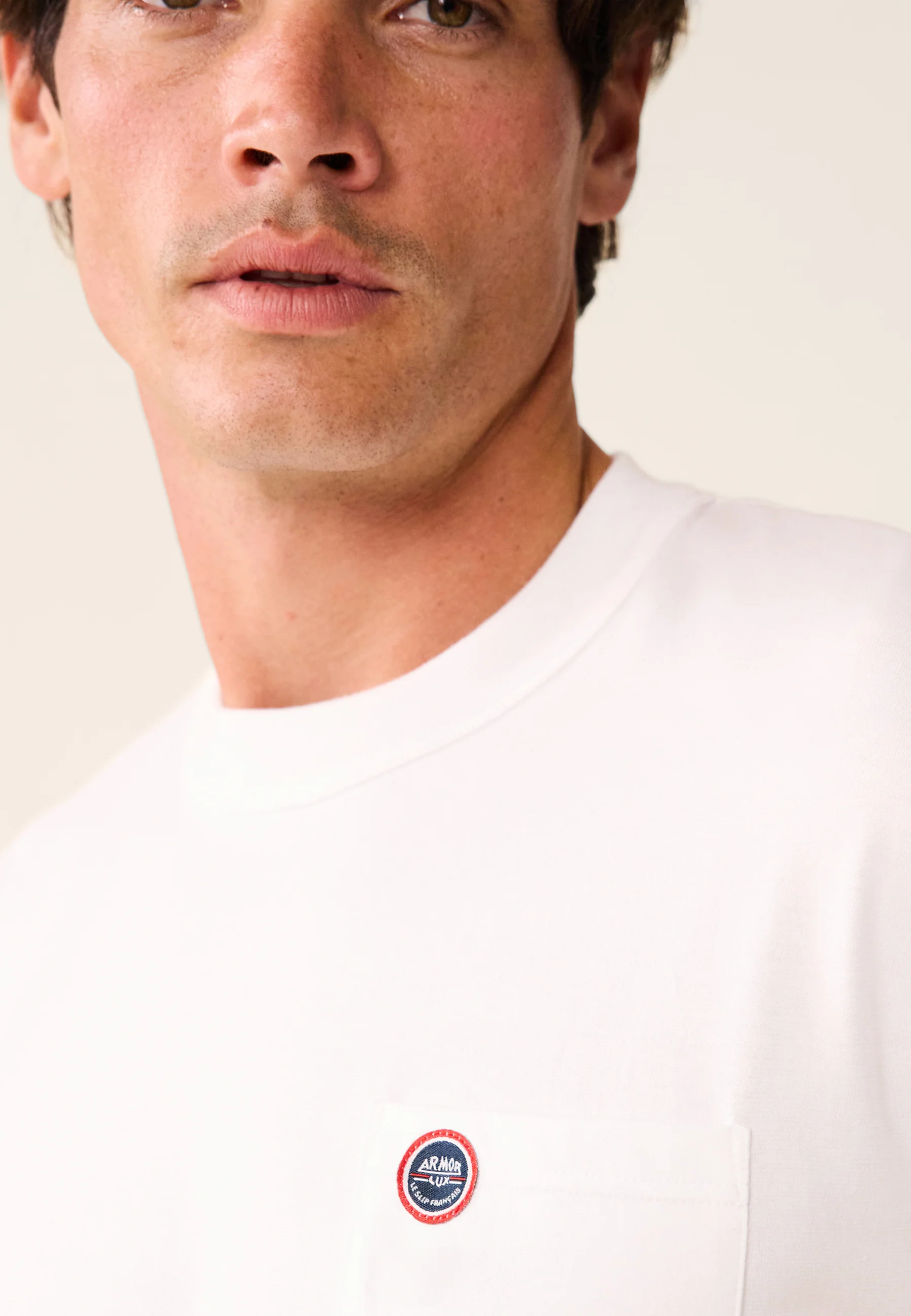 T-shirt LSF x Armor Lux-Eckmuhl Blanc