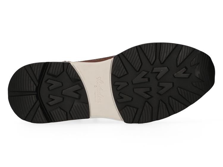 Australian Footwear Connery Leather Grey Cognac Taupe
