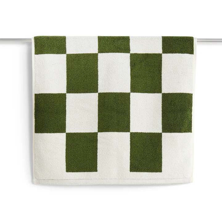 HAY - Check Badematte, 50 x 90 cm, matcha