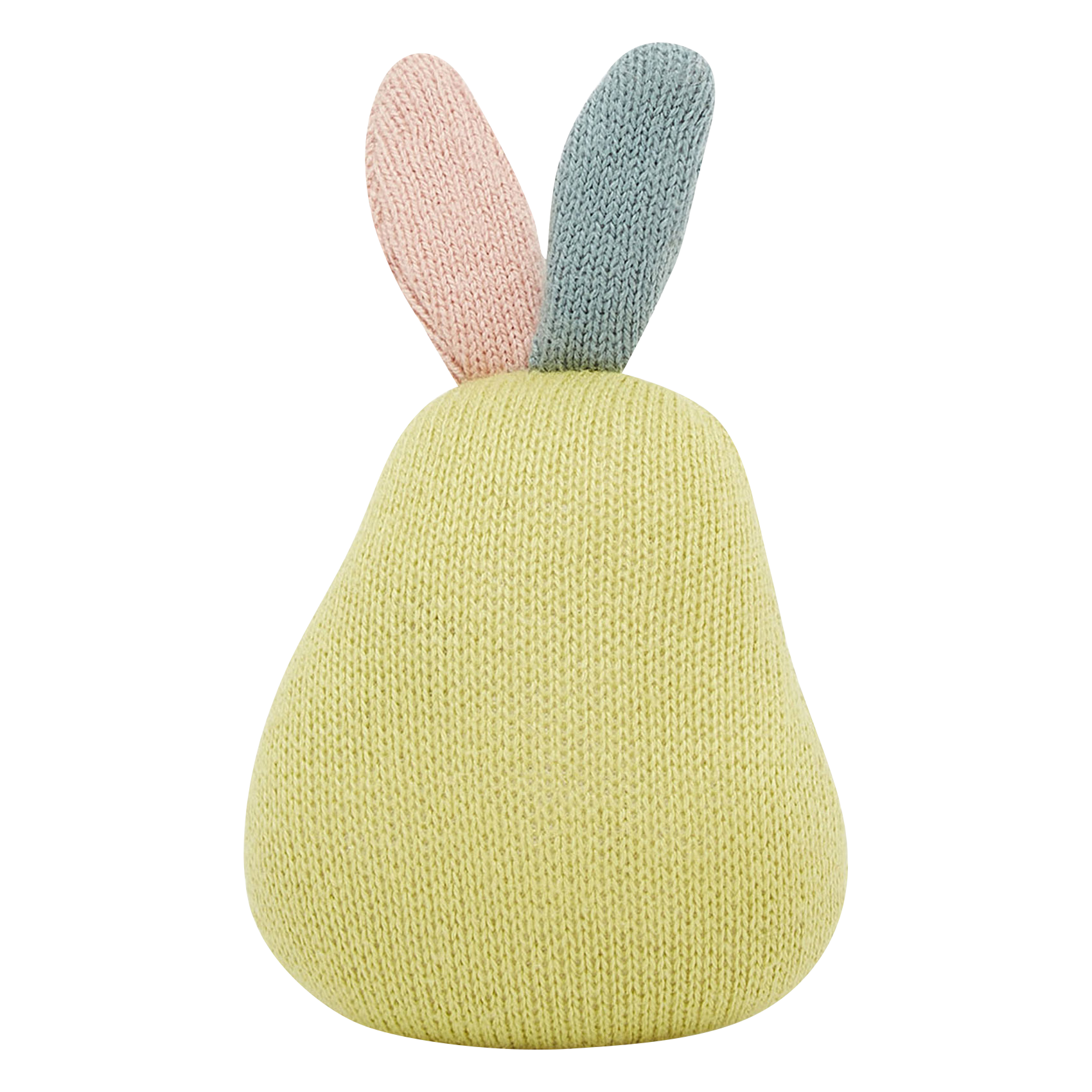 Hochet poire en coton| Multicolore