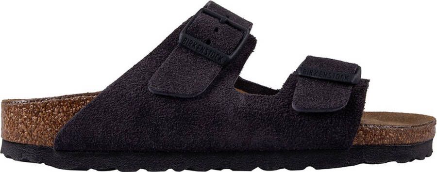 BIRKENSTOCK Slippers Arizona Maat: 43 Materiaal: Suède Kleur: Grijs
