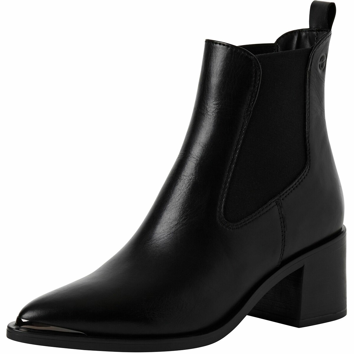 TAMARIS<br>Botas de couro com bico fino